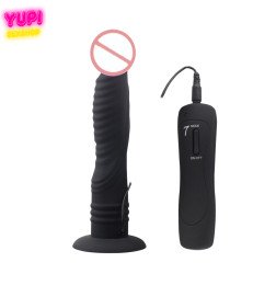 Силиконовый вибрирующий фаллоимитатор Ripple Dildo Vibe Black