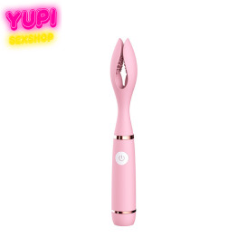 Вибратор с клипсой для клитора Shark Mouth Pink