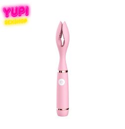 Вибратор с клипсой для клитора Shark Mouth Pink