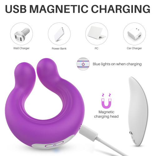Вибрирующее кольцо для члена London Eye Purple RCT