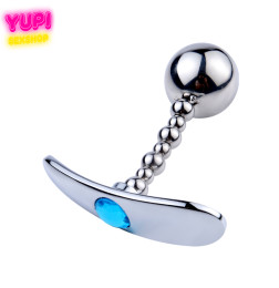 Металлическая анальная пробка Crazy Ball S