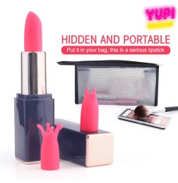 Стимулятор клитора в виде помады Angel\'s Kiss Black