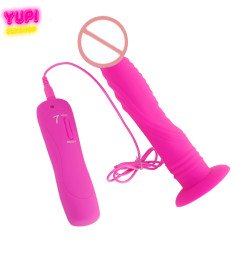 Силиконовый вибрирующий фаллоимитатор Ripple Dildo Vibe Pink