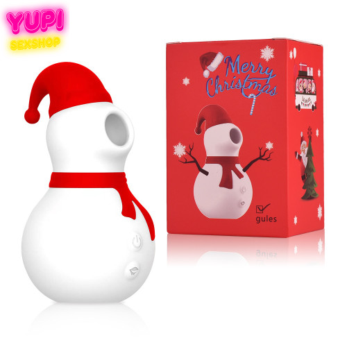 Вакуумний стимулятор клітора у вигляді сніговика Christmas Snowman