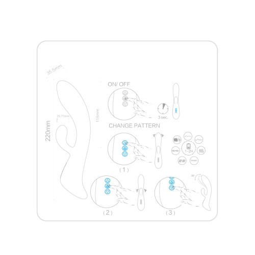 Силиконовый вибратор-кролик Demons Magenta