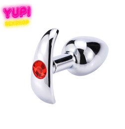 Металлическая анальная пробка Anchor Red M