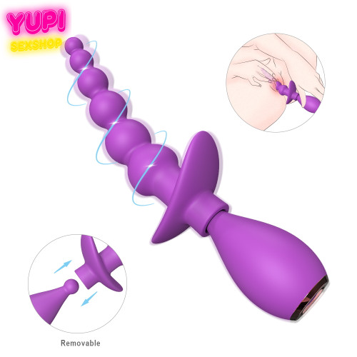 Анальная цепочка с вибрацией Babs