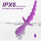 Анальная цепочка с вибрацией Babs