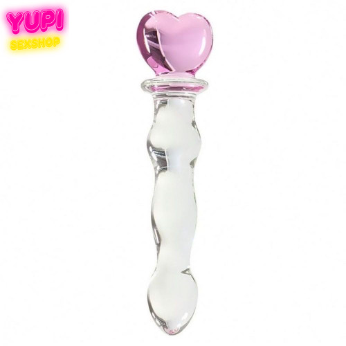 Стеклянный фаллоимитатор Aquamarine Love