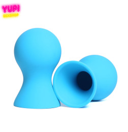 Помпа силиконовая для сосков 2шт Vola Blue