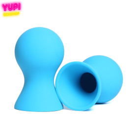 Помпа силиконовая для сосков 2шт Vola Blue