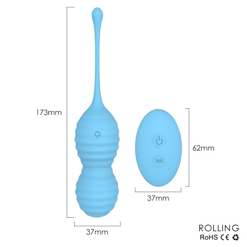 Виброяицо Rolling Blue RCT