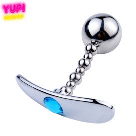 Металлическая анальная пробка Crazy Ball M