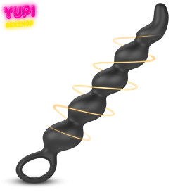 Силіконовий анальний ланцюжок Steve Black