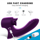 Вибратор на палец Devil's Kiss Purple