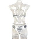 Лакированое боди с ошейником и завязками по бокам Kissmy Silver L