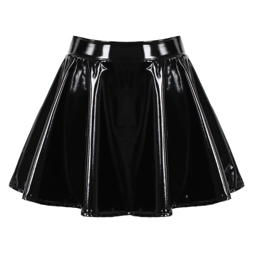 Латексна спідниця Amora Black L