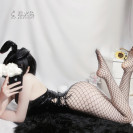 Єротичний костюм Зайчик- боді обідок з вушками.хвостик Body Bunny M