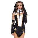 Єротичний костюм Черниці Bona Black M