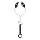 Зажимы для сосков с поводком Rokkistone Silver-Black