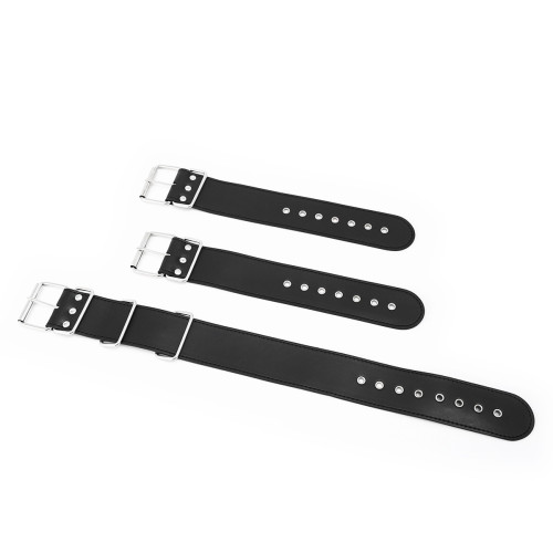 Наручники для фіксації рук та шиї Ataker Black