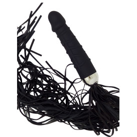 Вібратор з батогом 2в1 Ferra Black